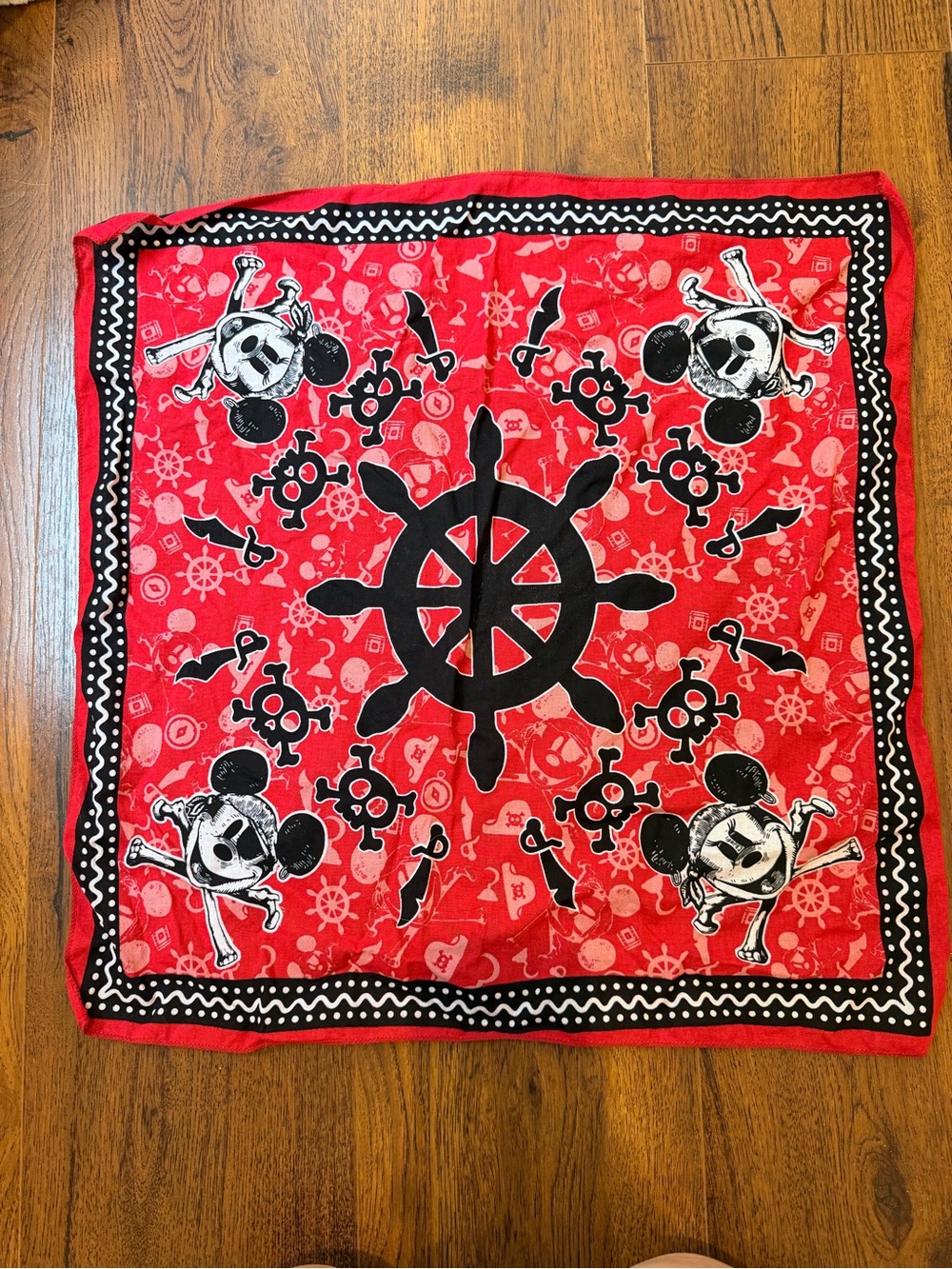Disney Pirate Night Bandana - Red